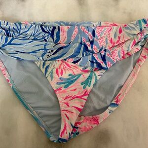 Lilly Pulitzer Lagoon Hipster Sarong Bikini Bottoms